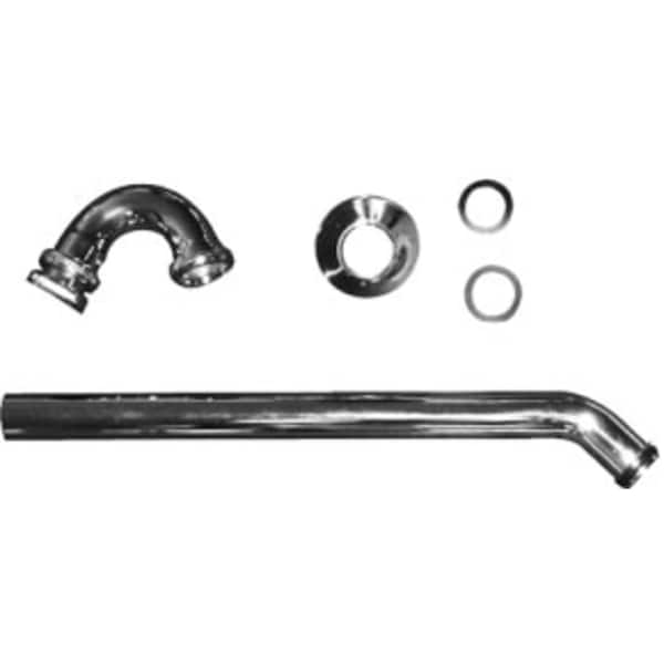 Duravit Siphon For Bidet 1" w/Extended Outlet Pipe, Chrome White 0050270092 - main